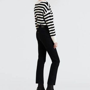 Levi's Wedgie Fit Straight Jeans Black Heart